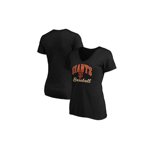 T-SHIRT SAN FRANCISCO GIANTS WOMEN NEXT LEVEL VICTORY SCRIPT TEAM COLOR