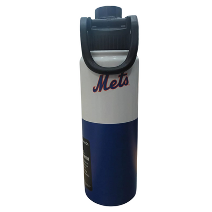 TWIST TOP WATER BOTTLE MLB METS 21OZ SILVER-TEAM COLOR