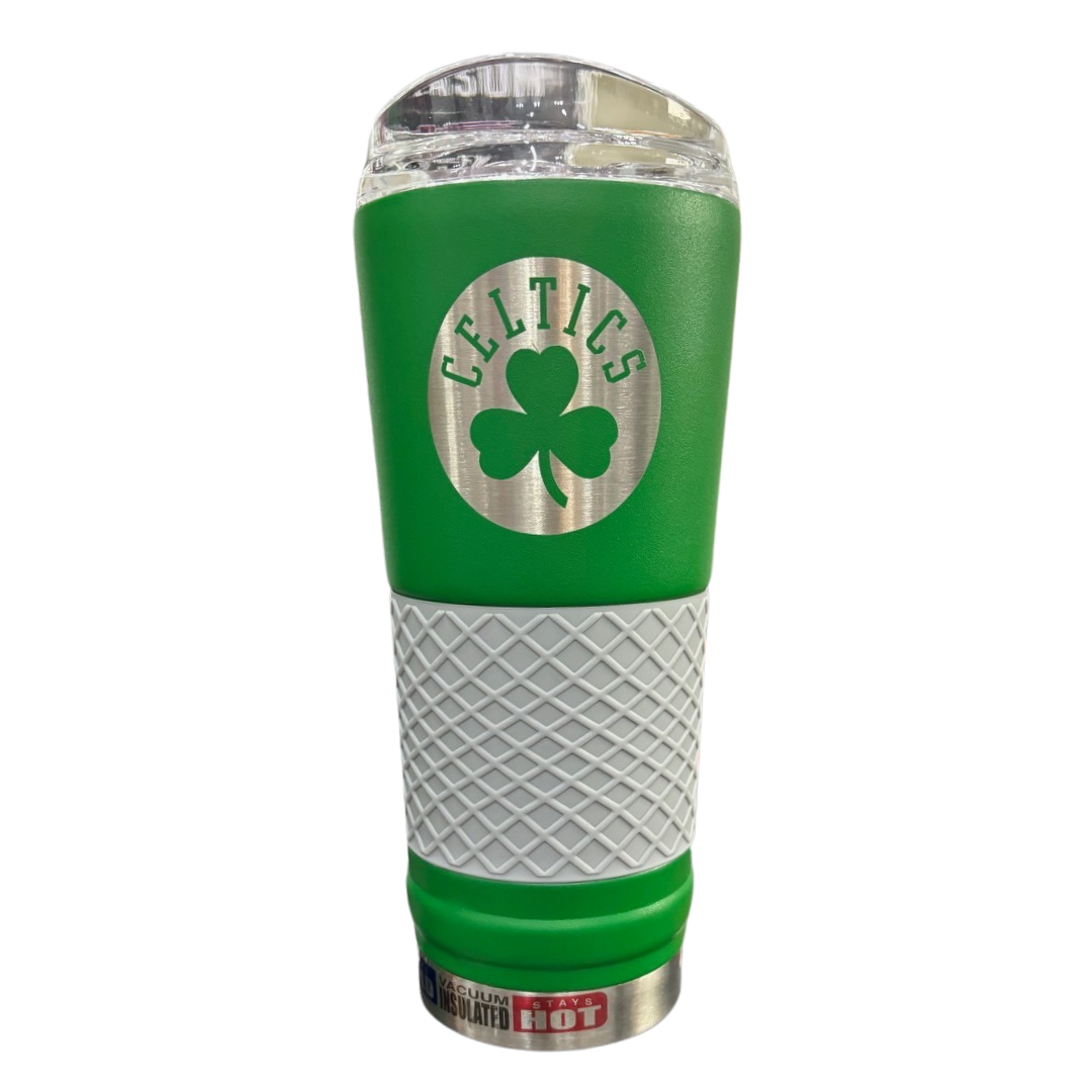 THE DRAFT STAINLESS STEEL TRAVEL TUMBLER NBA CELTICS 24OZ TEAM COLOR