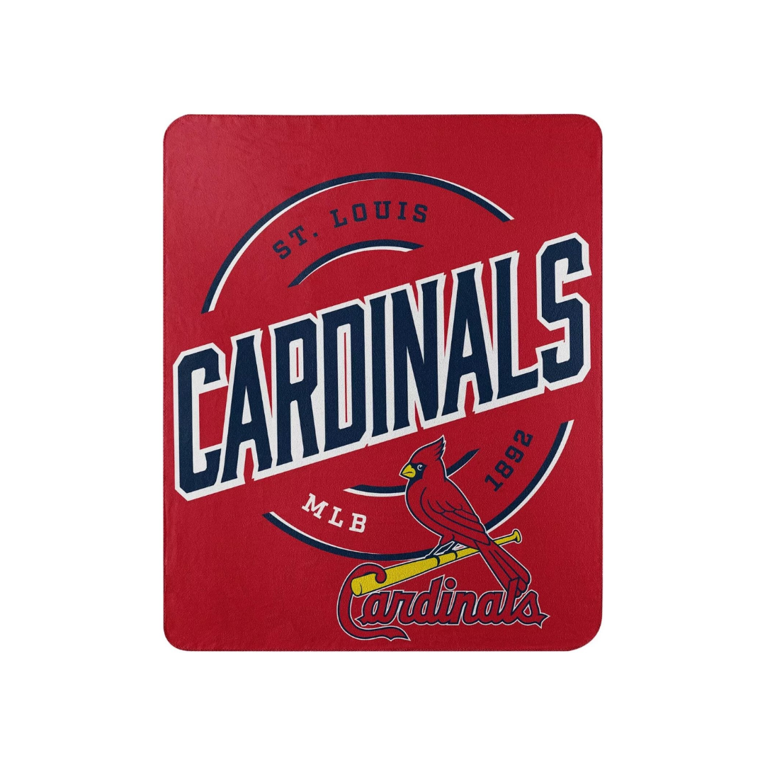 NORTHWEST FLEECE THROW 117X152 WALK OFF DESIGN MLB CARDINALS TEAM COLOR