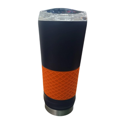 METALLIC TUMBLER THE DRAFT RALLY CRY STAINLESS STEEL NFL BEARS 24OZ TEAM COLOR