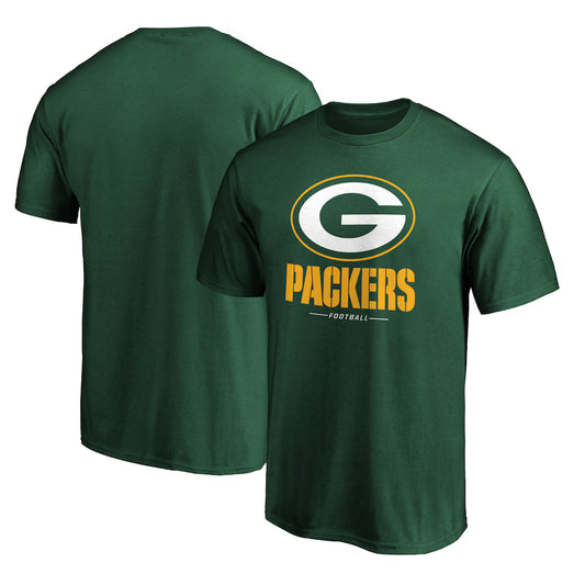 Green Bay Packers Team Lockup T-Shirt - Green