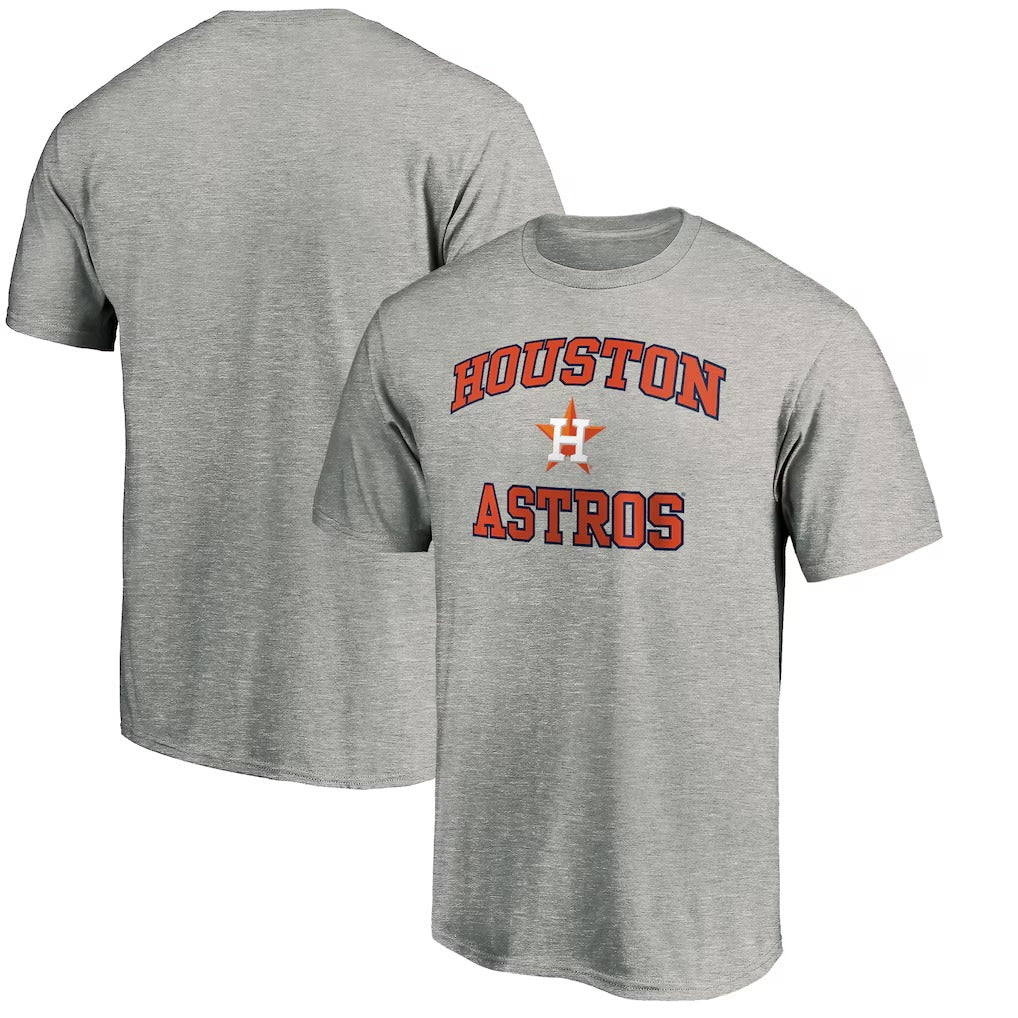 Houston Astros Heart and Soul T-Shirt - Heather Gray