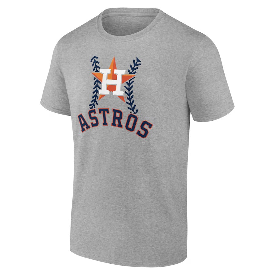 Houston Astros Personalized Name & Number Fastball T-Shirt - Heather Gray