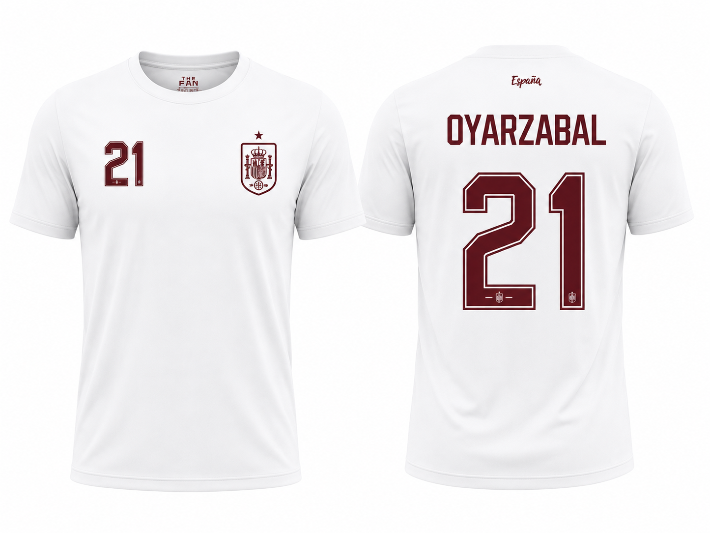 España Oyarzabal # 21 World Cup T-Shirt - White