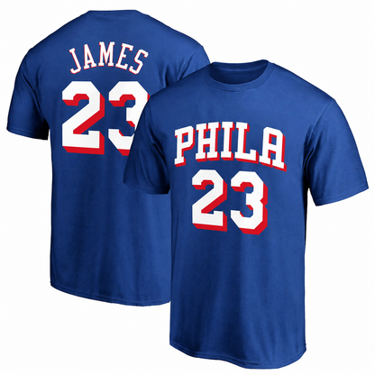 Philadelphia 76ers LeBron James T-Shirt – Royal