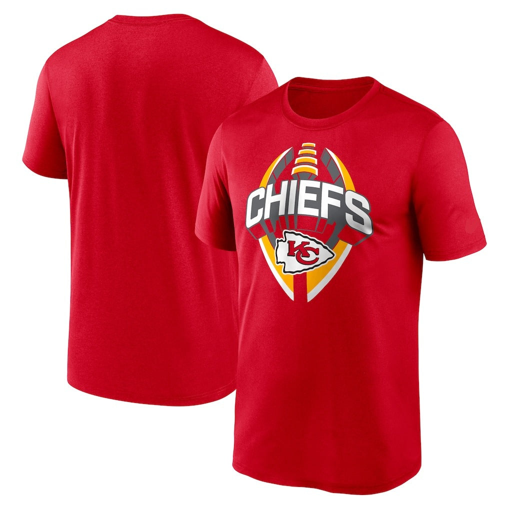 Kansas City Chiefs Big & Tall Primetime Legend Icon Performance T-Shirt - Red