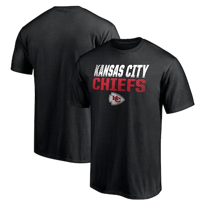 Kansas City Chiefs Logo Fade Out T-Shirt - Black