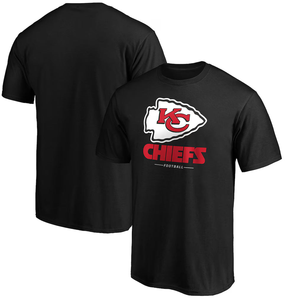 Kansas City Chiefs Team Lockup T-Shirt - Black