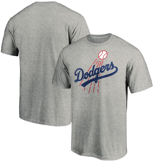 Los Angeles Dodgers Cooperstown Collection Huntington T-Shirt - Heather Gray