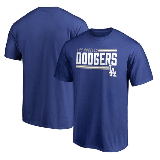 Los Angeles Dodgers Onside Stripe T-Shirt - Royal