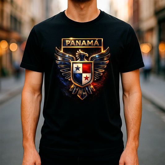 Halftone Lab - Panama Logo World Cup 2026 T-Shirt - Black