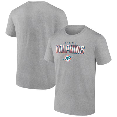 Miami Dolphins Swagger T-Shirt - Heather Gray