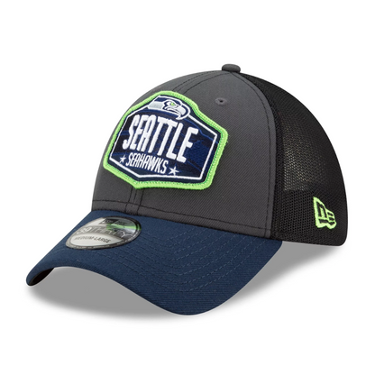 NEW ERA 39THIRTY NFL DRAFT 2021 SEAHAWKS TEAM COLOR