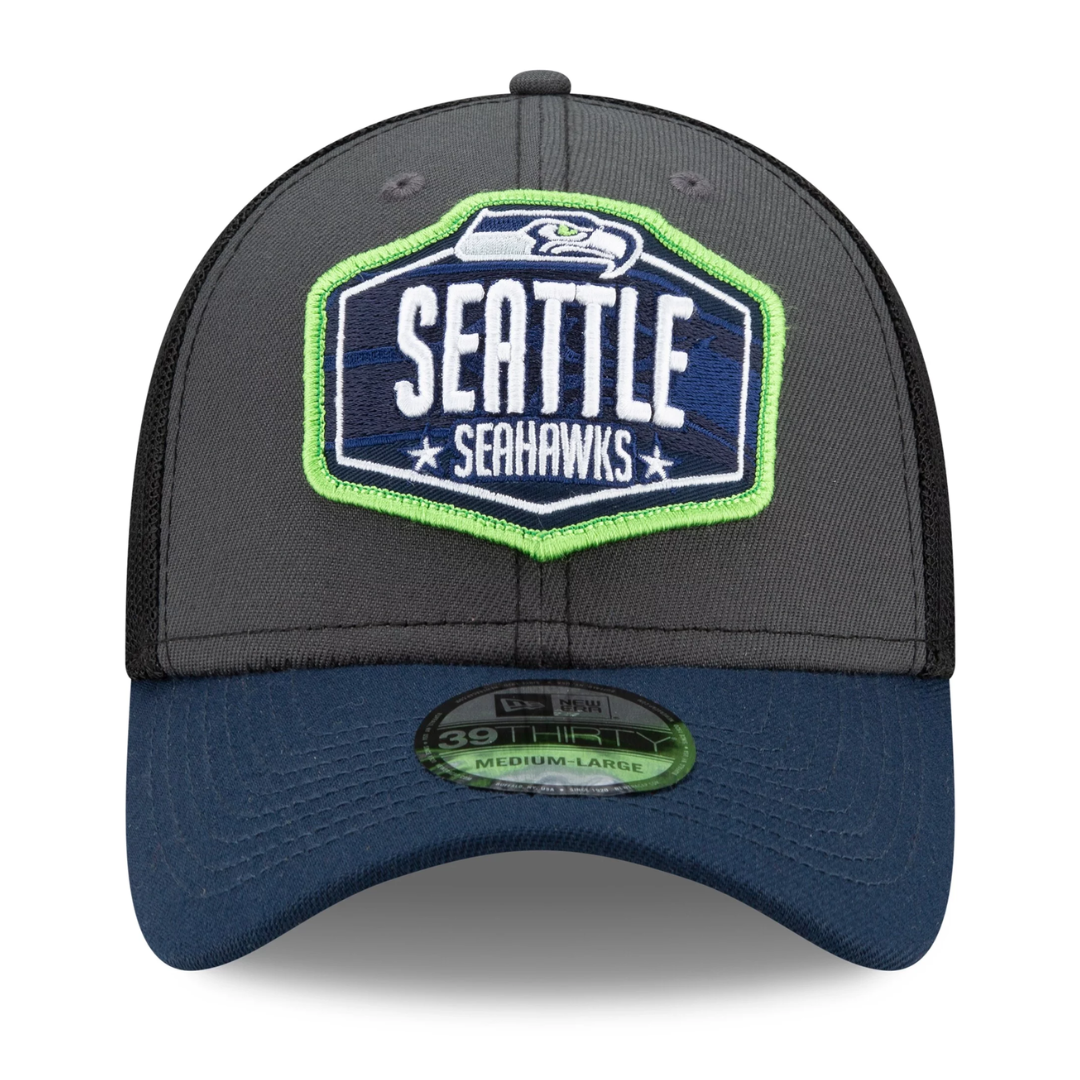 NEW ERA 39THIRTY NFL DRAFT 2021 SEAHAWKS TEAM COLOR