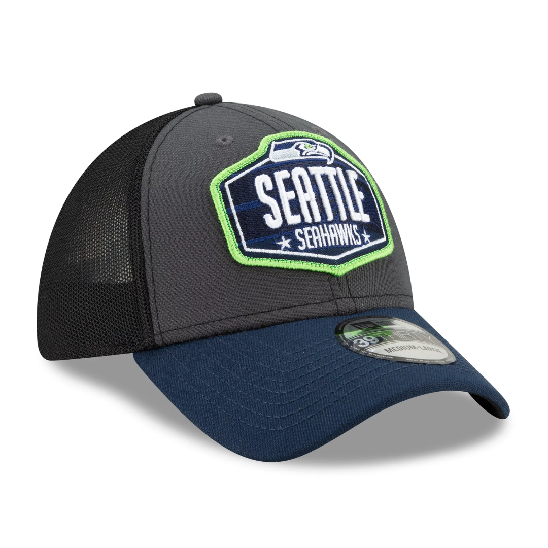 NEW ERA 39THIRTY NFL DRAFT 2021 SEAHAWKS TEAM COLOR