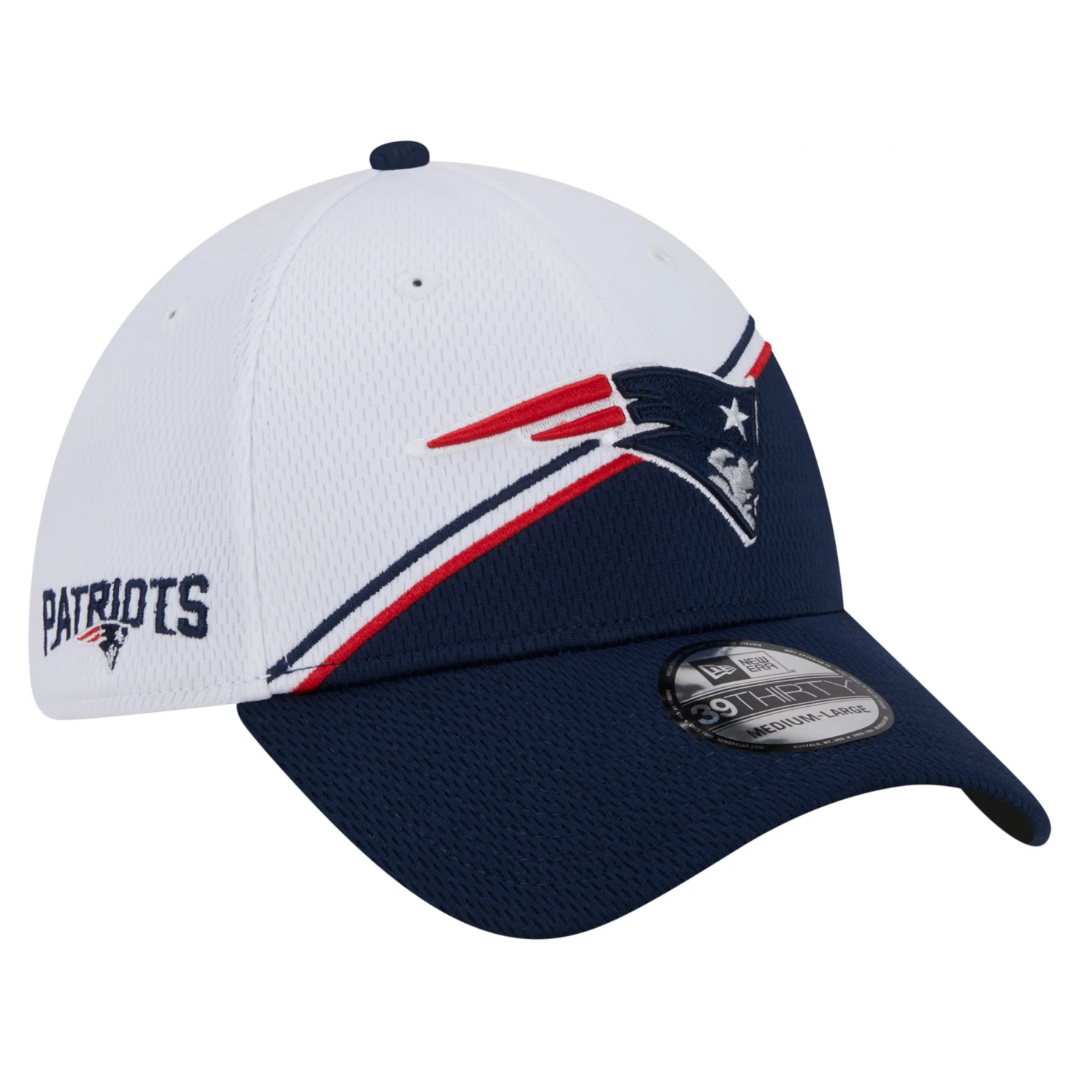 NEW ERA 39THIRTY SIDELINE 2023 NFL PATRIOTS TEAM COLOR