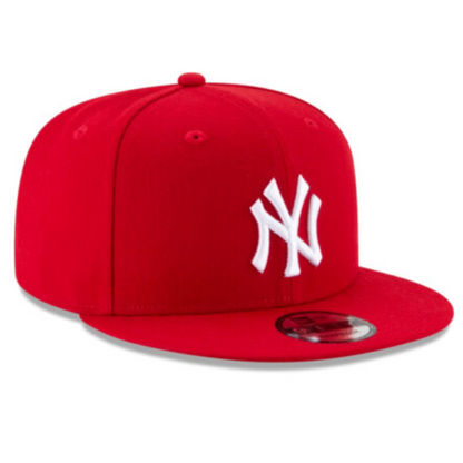 NEW ERA 9FIFTY MLB YANKEES SNAPBACK RED-WHITE