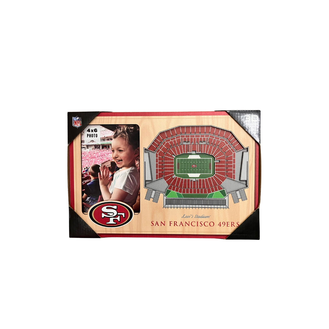 49ERS 3D STADIUM VIEW PICTURE FRAME