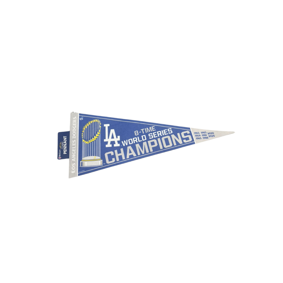 Dodgers 2024 World Series Champs 12” x 30” Classic Pennant