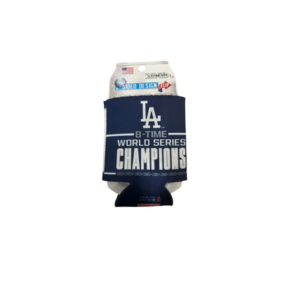 WORLD SERIES CHAMPS MLB DODGERS CAN COOLER TEAM COLOR