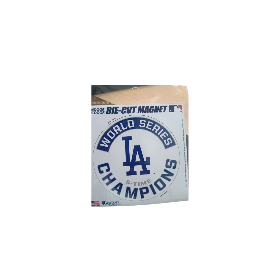 "WORLD SERIES CHAMPS MLB DODGERS FRIDGE MAGNET