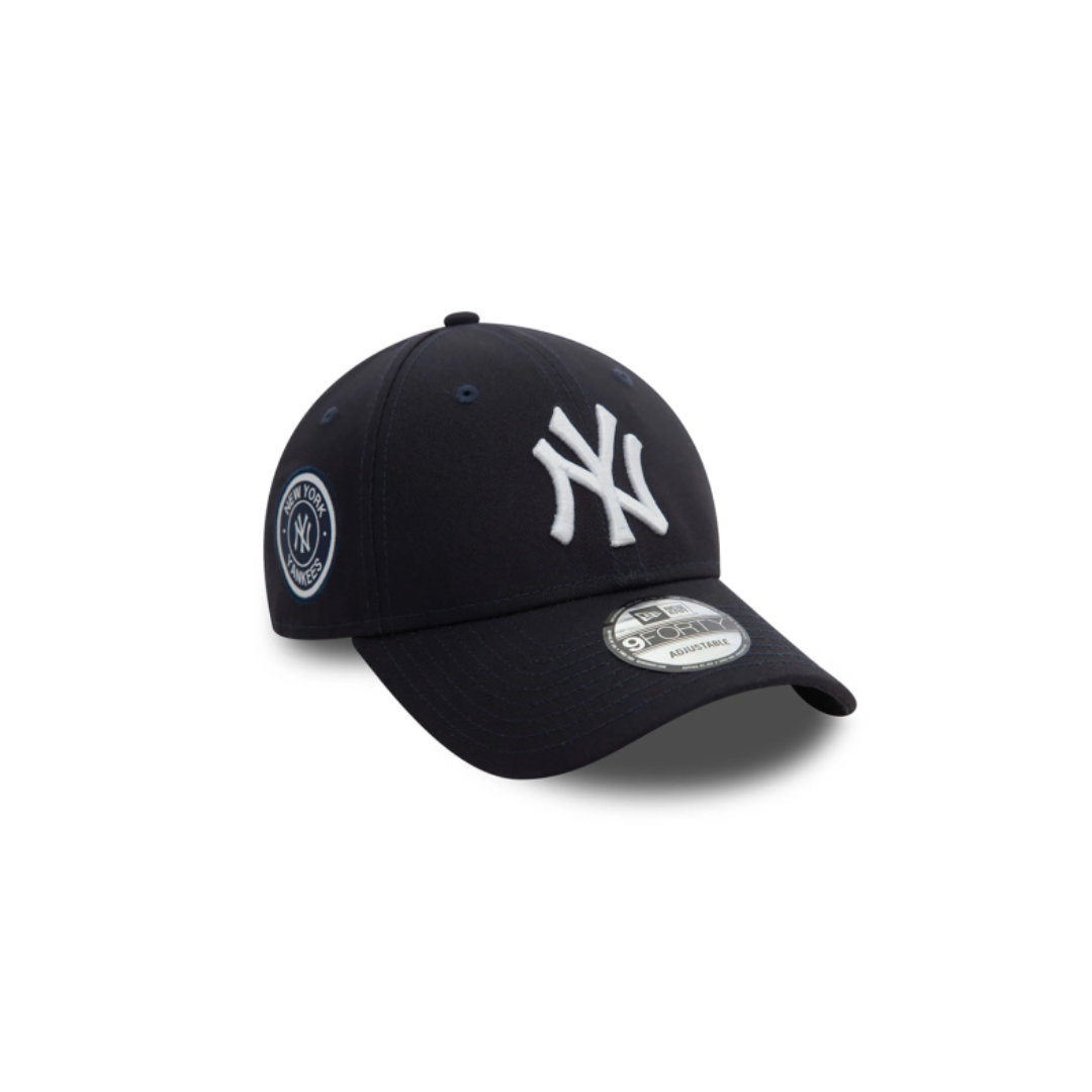 NEW ERA ADJUSTABLE PATCH EFRAME MLB YANKEES BLACK - WHITE ADJ