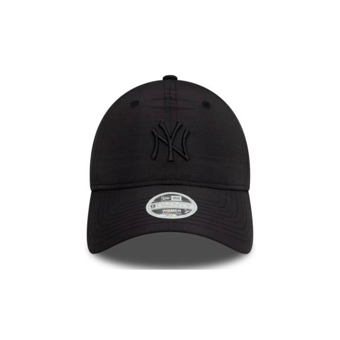 NEW ERA 9TWENTY WOMEN NYLON MLB YANKEES BLACK - BLACK OSFA