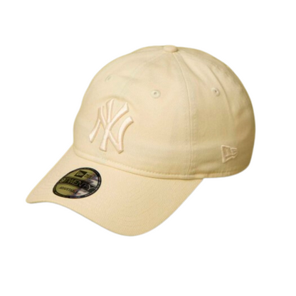 NEW ERA 9TWENTY LEAGUE ESS MLB YANKEES BEIGE - BEIGE OSFA