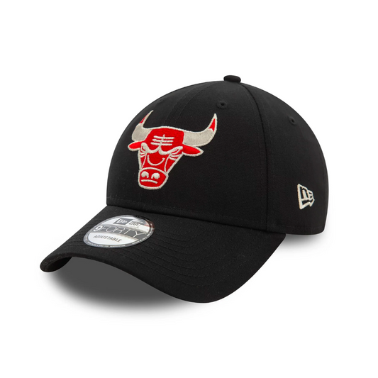 NEW ERA 9FORTY METALLIC NBA BULLS BLACK METALLIC