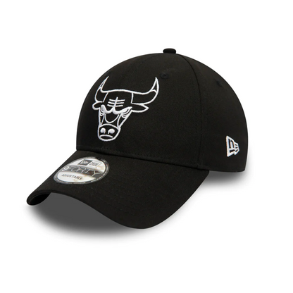 NEW ERA 9FORTY METALLIC OUTLINE NBA BULLS BLACK - SILVER OSFA