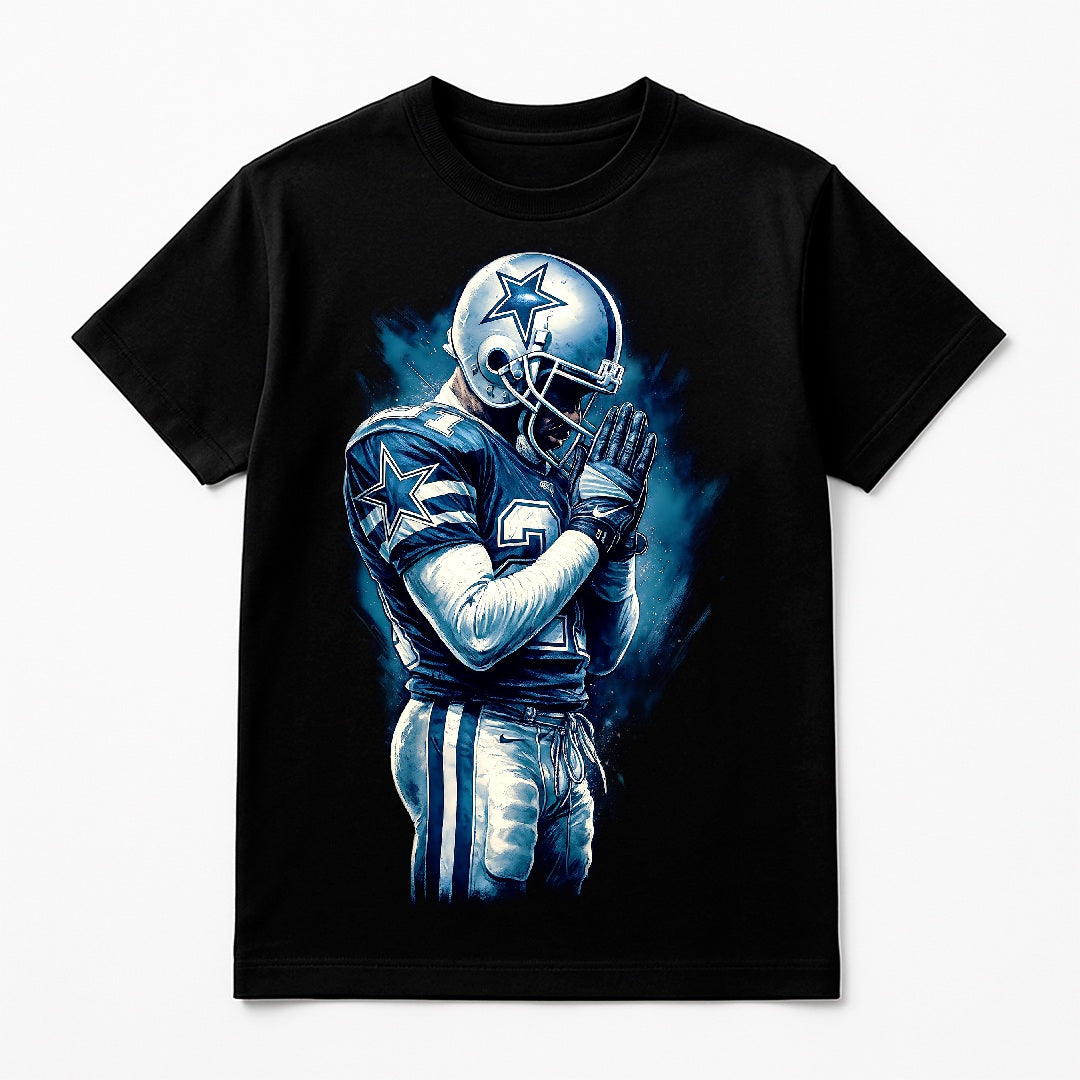 Halftone Lab - Dallas Cowboys Deion Sanders NFL081 - Black Tee