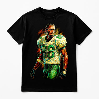 Halftone Lab - Philadelphia Eagles Randy Moss NFL088 - Black Tee