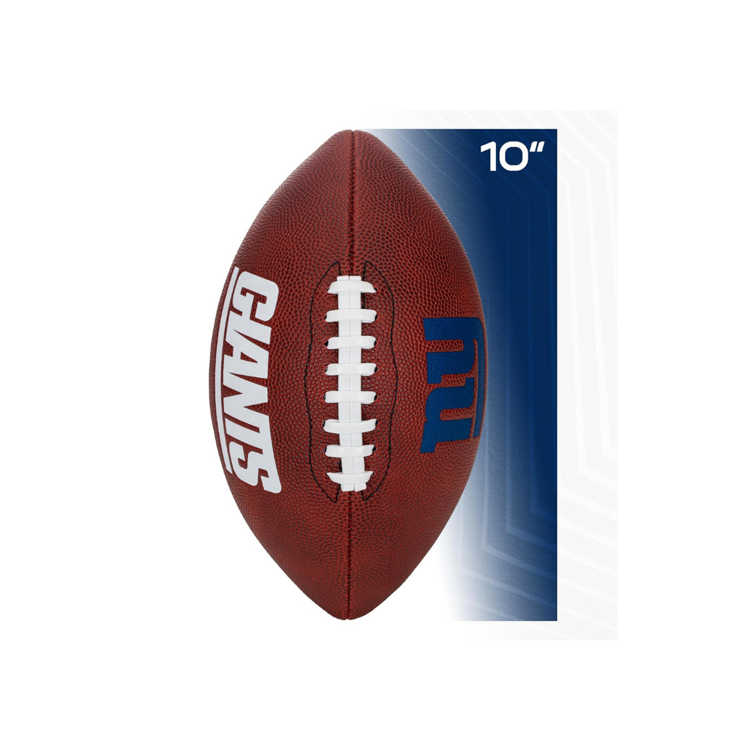 Franklin Sports Rubber JUNIOR Footballs NFL GIANTS