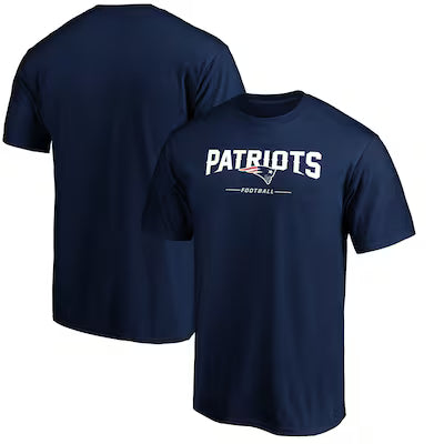 New England Patriots Team Lockup T-Shirt - Navy