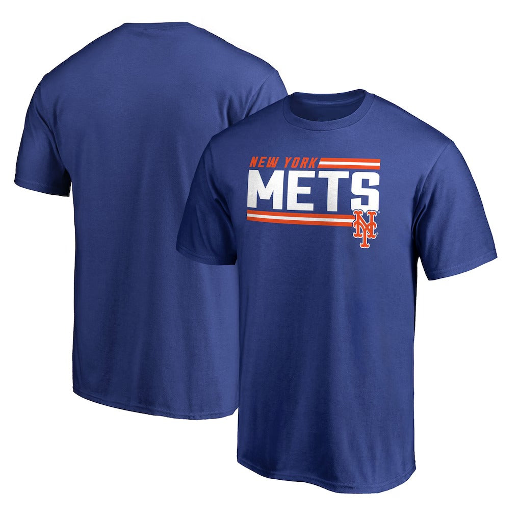 New York Mets Onside Stripe T-Shirt - Royal