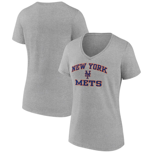 New York Mets Women's Heart and Soul V-Neck T-Shirt -