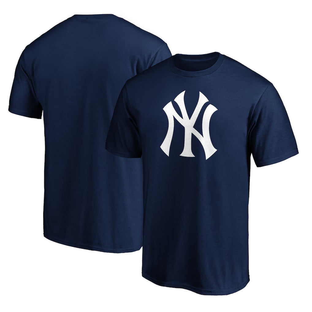 New York Yankees Fanatics Official Logo T-Shirt - Navy