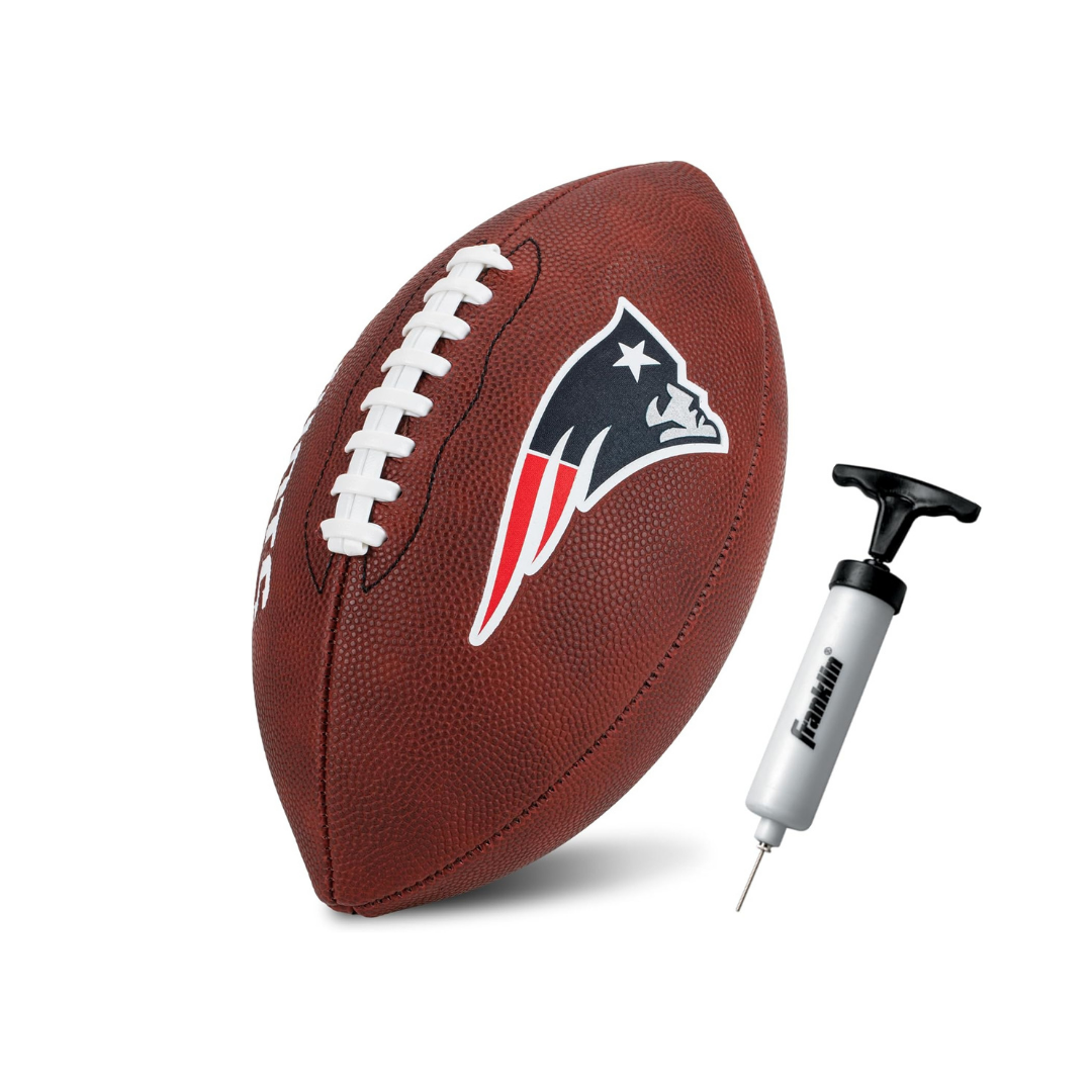 Franklin Sports Rubber JUNIOR Footballs NFL PATRIOTS