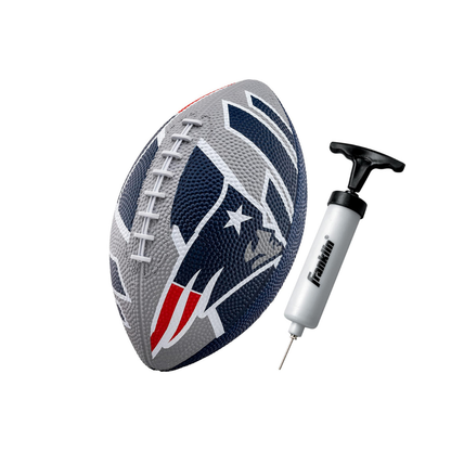 Franklin Sports Rubber JUNIOR Footballs NFL PATRIOTS