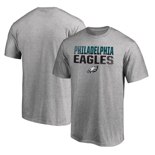 Philadelphia Eagles Iconic Collection Fade Out T-Shirt - Ash