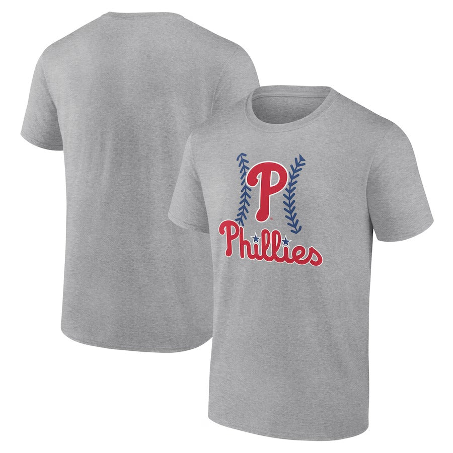Philadelphia Phillies Fastball T-Shirt - Heather Gray