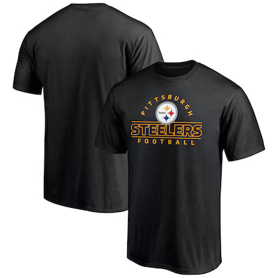 Pittsburgh Steelers Dual Threat T-Shirt - Black
