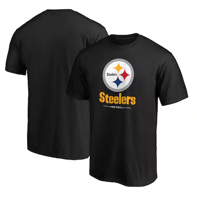 Pittsburgh Steelers Team Lockup T-Shirt - Black