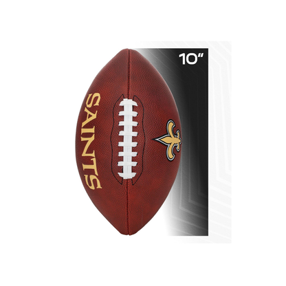 Franklin Sports Rubber JUNIOR Footballs NFL SAINTS