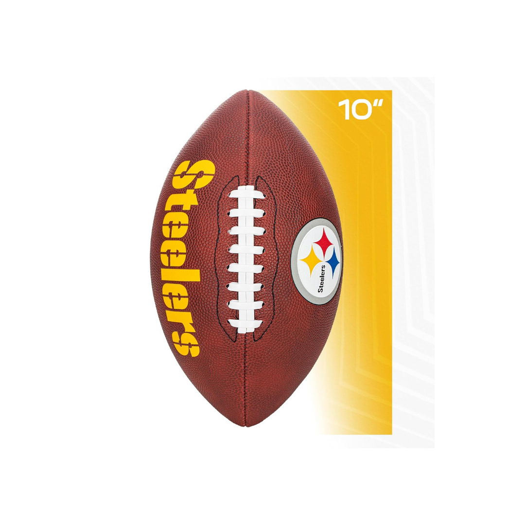 Franklin Sports Rubber JUNIOR Footballs NFL STEELERS