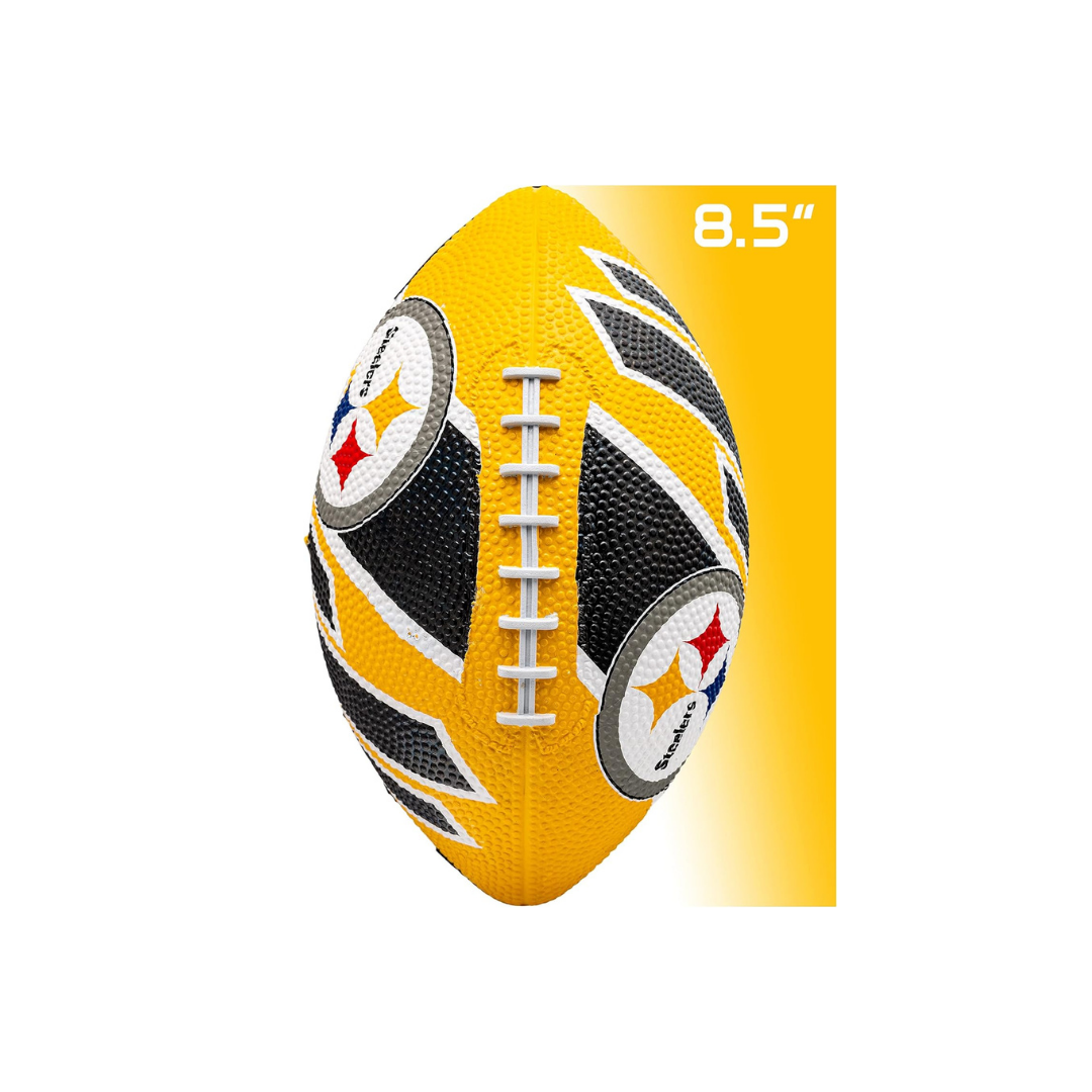 Franklin Sports Rubber JUNIOR Footballs NFL STEELERS