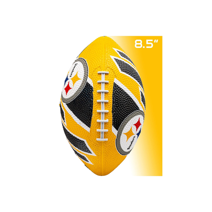 Franklin Sports Rubber JUNIOR Footballs NFL STEELERS