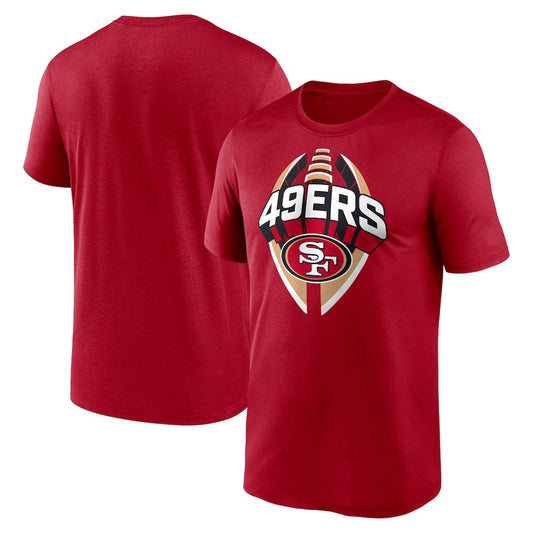 San Francisco 49ers  Legend Icon Performance T-Shirt - Scarlet