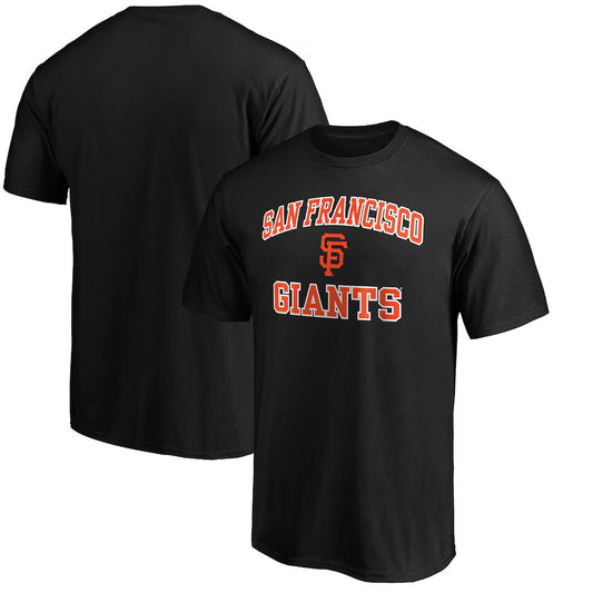 San Francisco Giants Heart & Soul Team Logo T-Shirt - Black